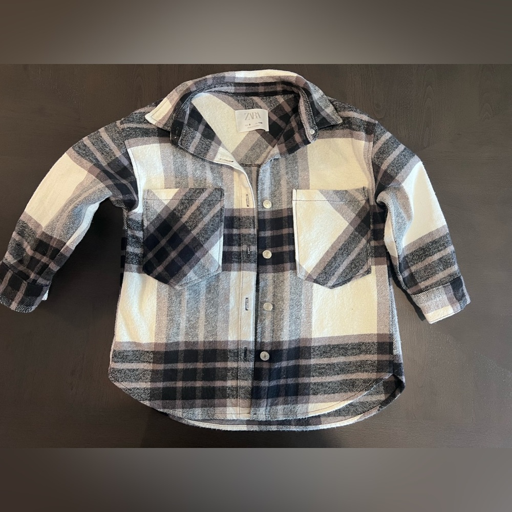 Zara Plaid Overshirt